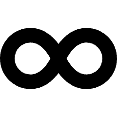 Infinite Loop 1 Icon from Nova Solid Set