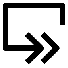 Loop Forward Arrow Icon from Nova Line Set