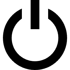 Power Button 1 Icon from Nova Solid Set