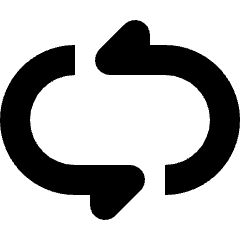 Replay Repeat Arrow Icon from Nova Solid Set