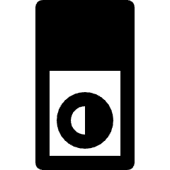 Settings Brightness Icon from Nova Solid Set