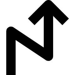 Zigzag Arrow 3 Icon from Nova Solid Set