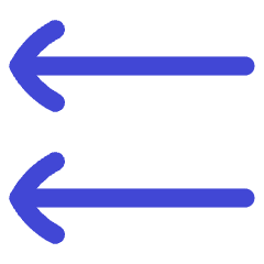 Double Line Arrow Left Icon from Flex Duo Set