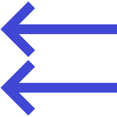 Double Line Arrow Left Icon from Sharp Duo Set