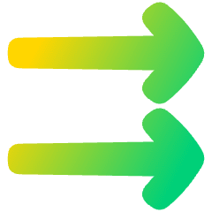 Double Line Arrow Right Icon from Plump Gradient Set