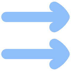 Double Line Arrow Right Icon from Flex Flat Set