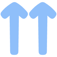 Double Line Arrow Up Icon from Plump Flat Set