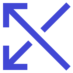 Line Arrow Crossover Left Icon from Sharp Duo Set