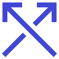 Line Arrow Crossover Up Icon from Sharp Duo Set