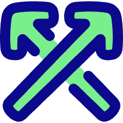 Line Arrow Crossover Up Icon from Plump Pop Set