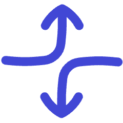 Line Arrow Dodge 4 Icon from Flex Duo Set