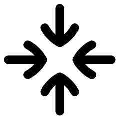 Line Arrow Point Center Icon from Flex Line Set