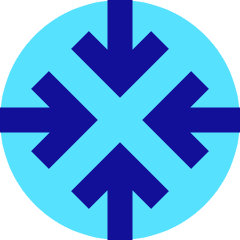 Line Arrow Point Center Icon from Sharp Pop Set