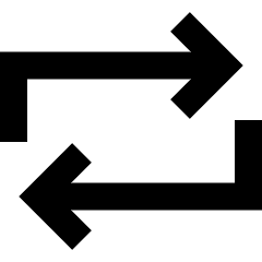 Line Arrow Reload Horizontal 1 Icon from Sharp Remix Set