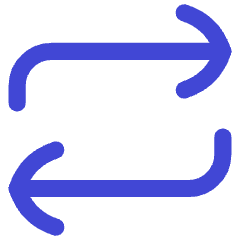 Line Arrow Reload Horizontal 1 Icon from Flex Duo Set
