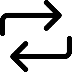 Line Arrow Reload Horizontal 1 Icon from Core Line Set