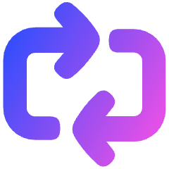 Line Arrow Reload Horizontal 2 Icon from Plump Gradient Set