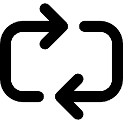 Line Arrow Reload Horizontal 2 Icon from Core Remix Set