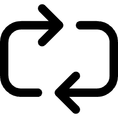 Line Arrow Reload Horizontal 2 Icon from Core Line Set