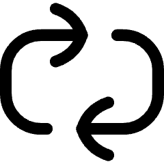 Line Arrow Reload Horizontal 2 Icon from Flex Line Set