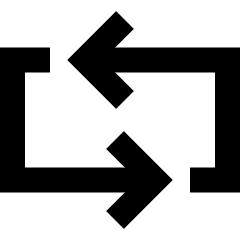 Line Arrow Reload Horizontal 3 Icon from Sharp Remix Set