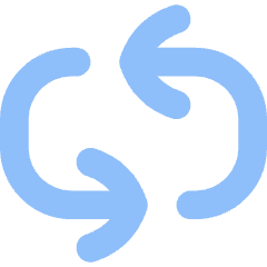 Line Arrow Reload Horizontal 3 Icon from Flex Flat Set