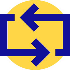 Line Arrow Reload Horizontal 3 Icon from Sharp Pop Set