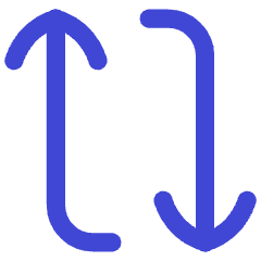 Line Arrow Reload Vertical 1 Icon from Flex Duo Set