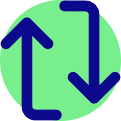 Line Arrow Reload Vertical 1 Icon from Core Pop Set
