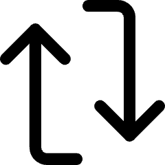 Line Arrow Reload Vertical 1 Icon from Core Line Set