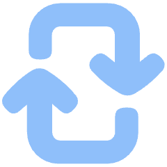 Line Arrow Reload Vertical 2 Icon from Plump Flat Set