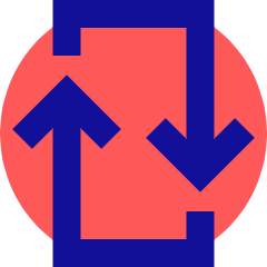 Line Arrow Reload Vertical 2 Icon from Sharp Pop Set
