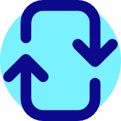 Line Arrow Reload Vertical 2 Icon from Core Pop Set