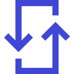 Line Arrow Reload Vertical 3 Icon from Sharp Duo Set