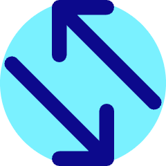 Line Arrow Transfer Diagonal 4 Icon from Core Pop Set