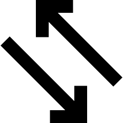 Line Arrow Transfer Diagonal 4 Icon from Sharp Remix Set