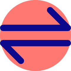 Line Arrow Transfer Horizontal 1 Icon from Core Pop Set