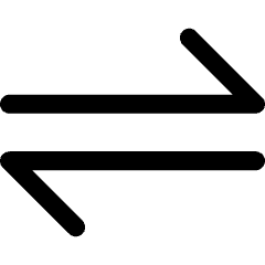 Line Arrow Transfer Horizontal 1 Icon from Core Line Set