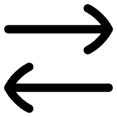 Line Arrow Transfer Horizontal 2 Icon from Flex Line Set