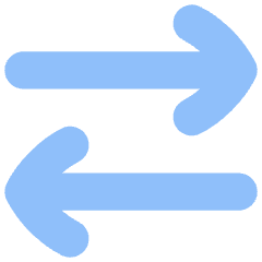 Line Arrow Transfer Horizontal 2 Icon from Flex Flat Set