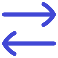 Line Arrow Transfer Horizontal 2 Icon from Flex Duo Set
