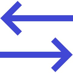 Line Arrow Transfer Horizontal 3 Icon from Sharp Duo Set