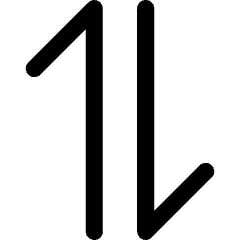 Line Arrow Transfer Vertical 1 Icon from Core Line Set