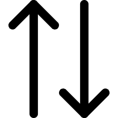 Line Arrow Transfer Vertical 2 Icon from Core Line Set