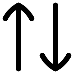 Line Arrow Transfer Vertical 2 Icon from Flex Line Set