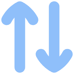 Line Arrow Transfer Vertical 2 Icon from Flex Flat Set