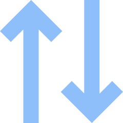 Line Arrow Transfer Vertical 2 Icon from Sharp Flat Set
