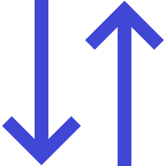 Line Arrow Transfer Vertical 3 Icon from Sharp Duo Set