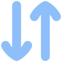 Line Arrow Transfer Vertical 3 Icon from Flex Flat Set