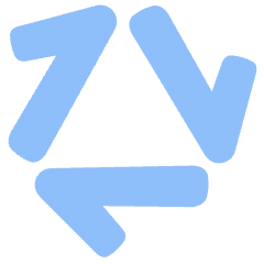 Line Arrow Triangle Loop Icon from Plump Flat Set